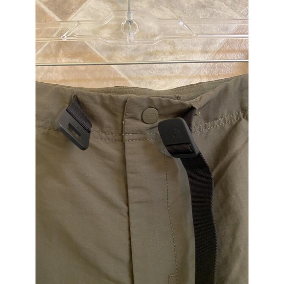 The North Face Mens 32 Green Nylon Paramount Trail Chino Shorts Adjustable Waist - Picture 6 of 15